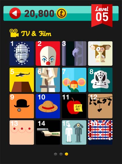 Icon Pop Quiz Answers TV and Film Level 5 Pt 3