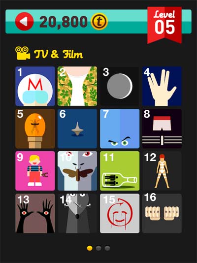 icon pop quiz answers tv & film level 5