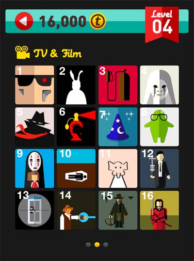 Icon Pop Quiz Answers TV and Film Level 4 Pt 2