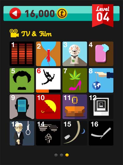 Icon Pop Quiz Answers TV and Film Level 4 Pt 3