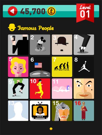 Icon Pop Quiz Answers Famous People Level 1 Icon Pop Answers
