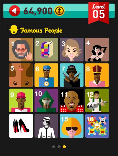Icon Pop Quiz Answers Famous People Level 5 Pt 3