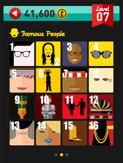 Icon Pop Quiz Answers Famous People Level 7 Pt 2