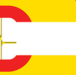 A mustard yellow and white background with a large C on the rightside The answer is: Chiclets