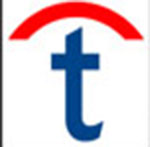 A blue letter T The answer is: Citibank