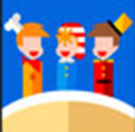 Three people by a bowl The answer is: Rice Krispes
