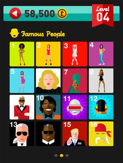 icon pop quiz answers famous people level 4