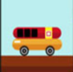 A Hot Dog car The answer is: Oscar-Mayer
