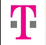 A pink T The answer is: T-Mobile
