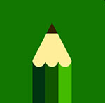 A green pencil The answer is: Faber-Castell