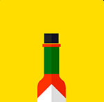 The top of a spicy bottle The answer is: Tobasco