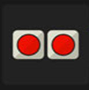 Two red dots .