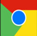 The Google Chrome sign The answer is: Chrome