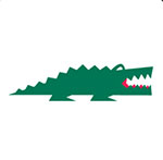 A green Aligator The answer is: La Coste