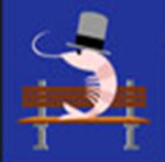 A shrimp on a bench The answer is: Bubba Gump Shrimp