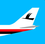 An arplane tale with a black bird on it The answer is: Laker Airways