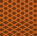 Checkered brown design The answer is: Vans