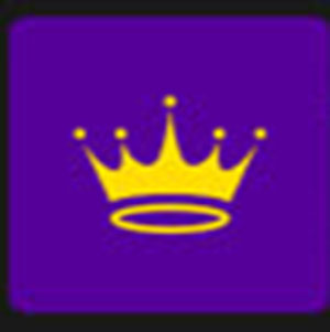 A gold crown .