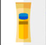 A gold bottle The answer is: Vaseline