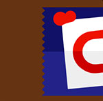 The end of a candy bard showing the first letter The answer is: Crunch