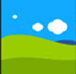 A green hill The answer is: Microsoft