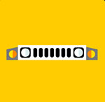 The front grill to a SUV The answer is: Hummer