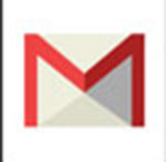 A red and silver envelope The answer is: Gmail