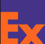 An orange Ex The answer is: FedEx