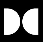 Two white D's logos with one being inverted The answer is: Dolby Digital