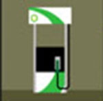 A green gas pump The answer is: Bp