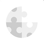 A round emblem with puzzle pieces on it The answer is: Wikipedia