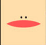 A pair of pink lips The answer is: Paul Frank