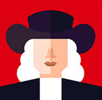 A man with long white hair and a back rimmed hat The answer is: Quaker Oats