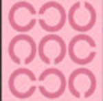 A bunch of pink C's The answer is: Coach