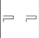 Two silver P's The answer is: PSP
