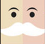 A man with a white mustache The answer is: Monopoly