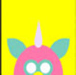A furry stuff-animal The answer is: Furby