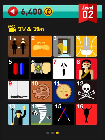 Icon Pop Quiz Answers TV and Film Level 2 Pt 3