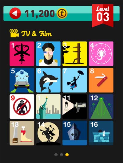 Icon Pop Answers TV and Film Level 3 Pt - Icon Pop Answers : Icon Pop Answers