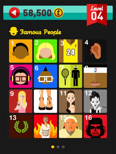 Icon Pop Quiz Answers People 4 : Icon Pop Answers