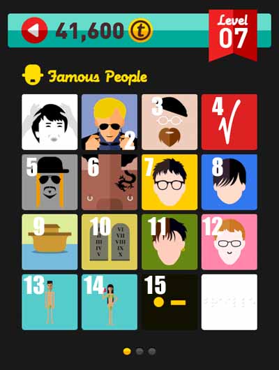 Icon Pop Quiz Answers Famous People Level 7 Icon Pop