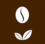 A coffee bean and tea leaf  The answer is: The Coffee Bean & Tea Leaf