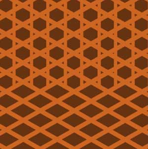 Checkered brown design 