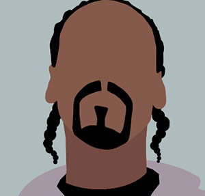 Black man with goatte and braids