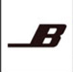 A black letter B   The answer is: Bose 