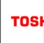 Red lettering TOSH   The answer is: Toshiba 